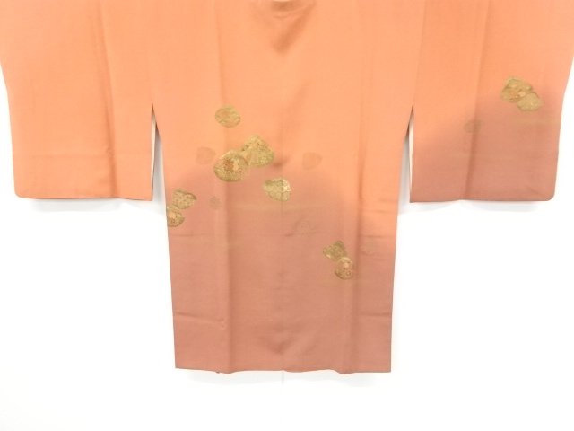 貝合わせ模様ロング絵羽道行コート